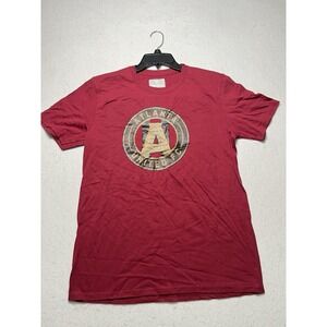 Atlanta United FC Fanatics T-Shirt Men's M Red Heather Graphic MLS Soccer NWOT